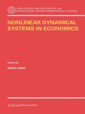 cover image of Nonlinear Dynamical Systems in Economics